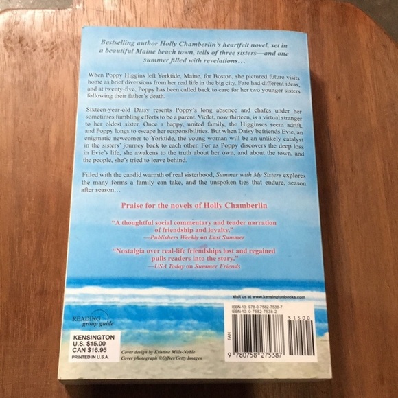 Summer with my sisters by Holly Chamberlin book - Picture 4 of 5